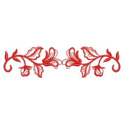 Redwork Heirloom Pansy 10(Lg)