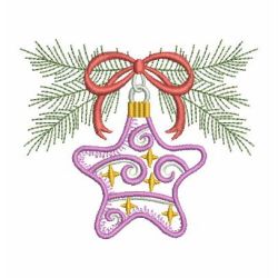 Vintage Christmas Ornament 01 machine embroidery designs