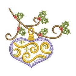 Vintage Christmas Ornament 03 machine embroidery designs