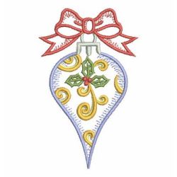 Vintage Christmas Ornament 05 machine embroidery designs