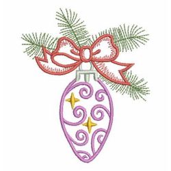 Vintage Christmas Ornament 07 machine embroidery designs