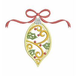 Vintage Christmas Ornament 08 machine embroidery designs