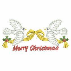 Vintage Christmas Doves 2 04(Sm) machine embroidery designs