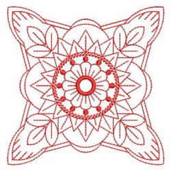 Redwork Fancy Quilt 1 02(Lg)