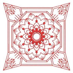 Redwork Fancy Quilt 1 03(Md) machine embroidery designs