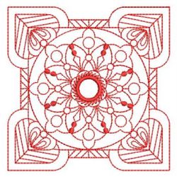 Redwork Fancy Quilt 1 06(Lg) machine embroidery designs