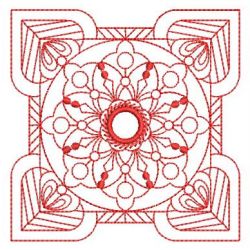 Redwork Fancy Quilt 1 06(Lg) machine embroidery designs