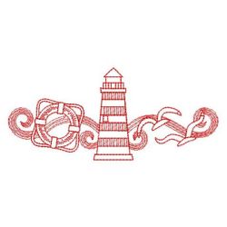 Redwork Summer Borders 04(Lg) machine embroidery designs