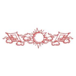 Redwork Summer Borders 07(Md) machine embroidery designs