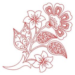 Redwork Bloom 2(Md) machine embroidery designs
