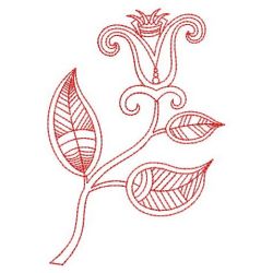 Redwork Bloom 2 04(Sm) machine embroidery designs