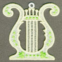 Harp of St Patrick 03 machine embroidery designs
