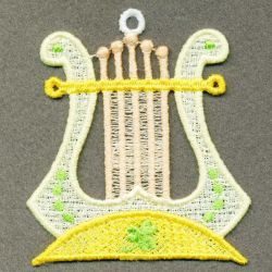 Harp of St Patrick 04 machine embroidery designs