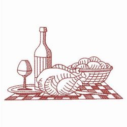 Redwork Thanksgiving Greetings 03(Sm) machine embroidery designs