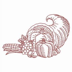 Redwork Thanksgiving Greetings 06(Sm) machine embroidery designs