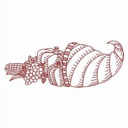 Redwork Thanksgiving Greetings 07(Sm) machine embroidery designs