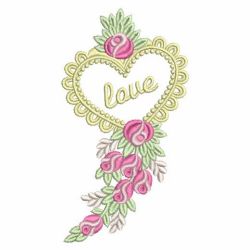Rose Enticement 11(Lg) machine embroidery designs