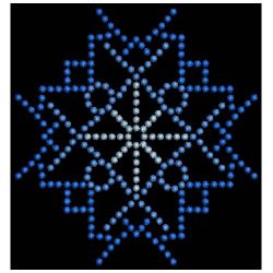Colorful Candlewicking 4(Md) machine embroidery designs