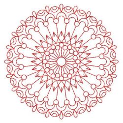 Redwork Fancy Quilt 2 02(Md) machine embroidery designs