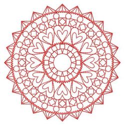 Redwork Fancy Quilt 2 03(Lg) machine embroidery designs