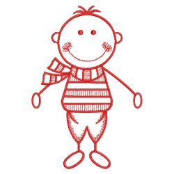 Redwork Stick Children 1 07(Lg)