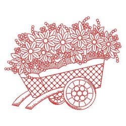Redwork Flower Elegance 2(Lg) machine embroidery designs