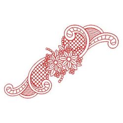 Redwork Flower Elegance 2 02(Lg)
