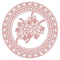 Redwork Flower Elegance 2 04(Md) machine embroidery designs