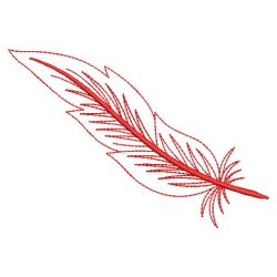 Redwork Indian Feather 2 05(Lg)