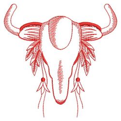 Redwork Indian Feather 2 12(Lg) machine embroidery designs