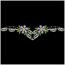 Artistic Flower 04(Md) machine embroidery designs