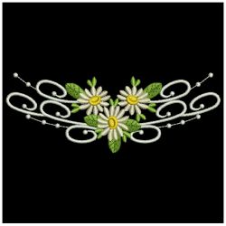 Artistic Flower 08(Md) machine embroidery designs