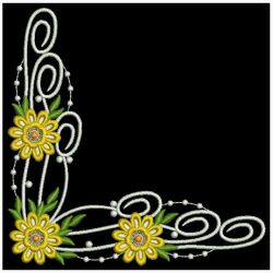 Artistic Flower 09(Md) machine embroidery designs