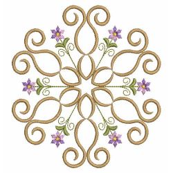 Flower Decor Quilt 10(Sm) machine embroidery designs