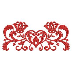Heirloom Heart Damask 07(Md) machine embroidery designs