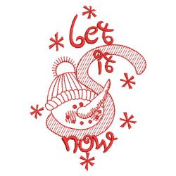 Redwork Season Greetings 02(Lg) machine embroidery designs