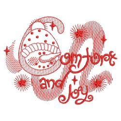 Redwork Season Greetings 10(Sm) machine embroidery designs