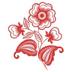 Redwork Fancy Flower 11(Lg)