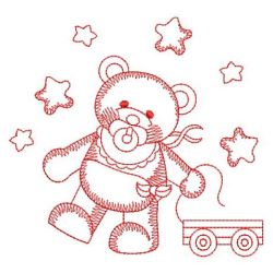 Redwork Baby Bears 08(Md) machine embroidery designs