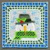 Christmas Snowman Doily 08