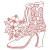 Redwork Victorian Boots 03(Lg)