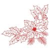 Redwork Poinsettia(Sm)