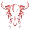 Redwork Indian Feather 2 12(Lg)
