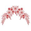 Redwork Flower Elegance 3 08(Sm)