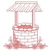 Redwork Wishing Well 08(Lg)