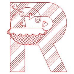 Redwork Baby Alphabets 18(Md) machine embroidery designs