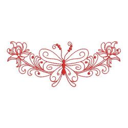 Redwork Rosemaling Butterflies 07(Md)