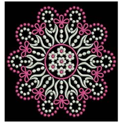 Fancy Candlewicking Quilt 07(Md) machine embroidery designs