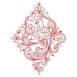 Redwork Rosemaling Birds 03(Md)
