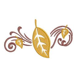 Heirloom Autumn Leaves 05(Sm) machine embroidery designs